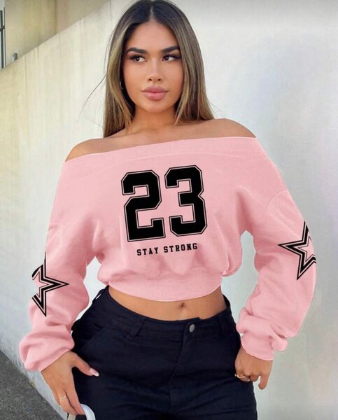 Sweat-shirt Femme '23 Stay Strong'
