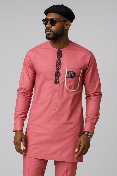 Boubou africain élégant homme
