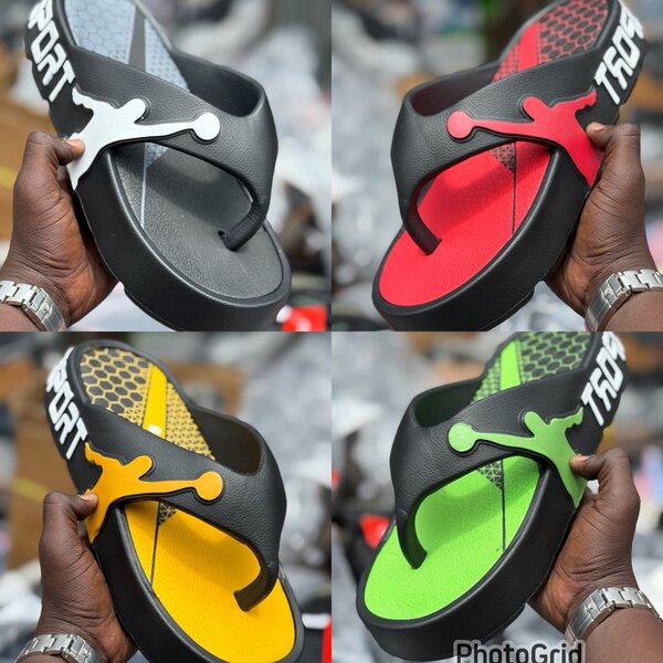 Claquettes colorées sport