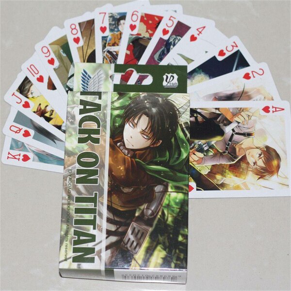Anime themed poker cards