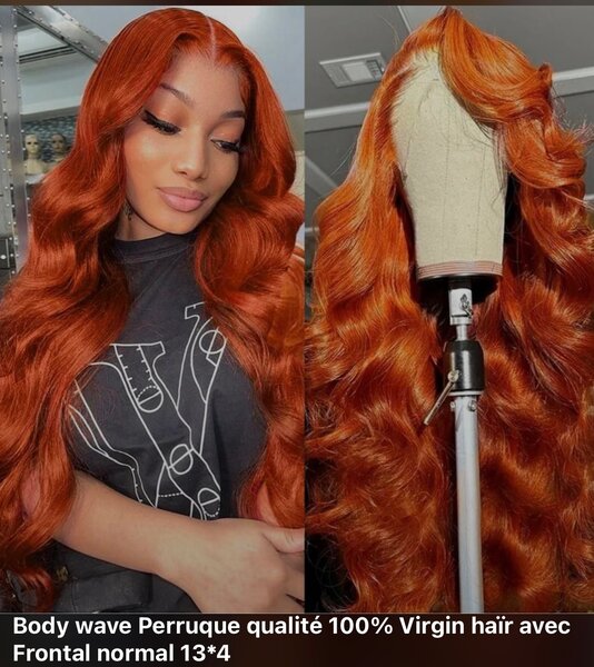 Perruque Body Wave Virgin 100%