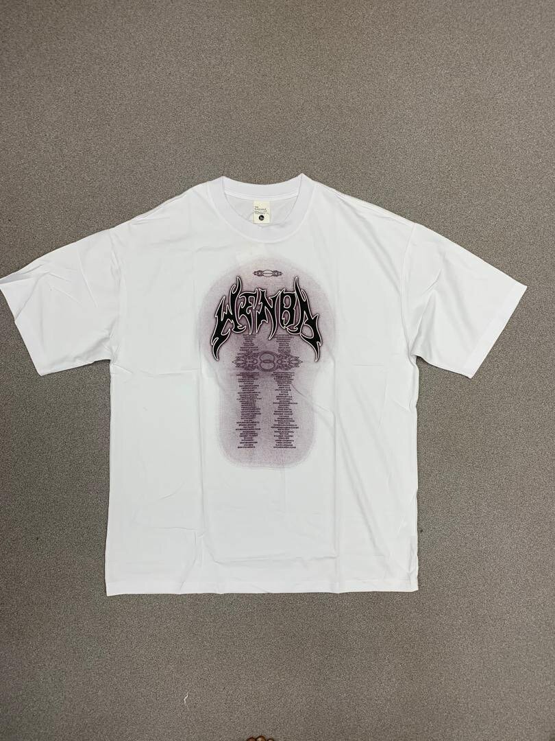 T-shirt blanc imprimé tendance