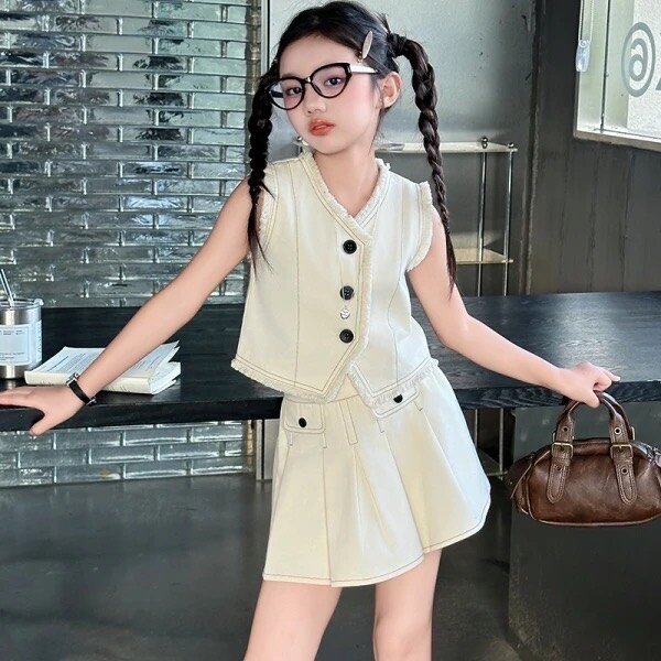 Ensemble jupe et gilet