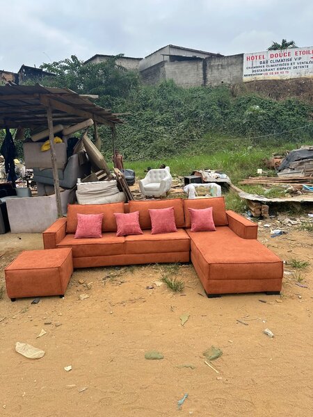 Canapé d'angle modulable moder