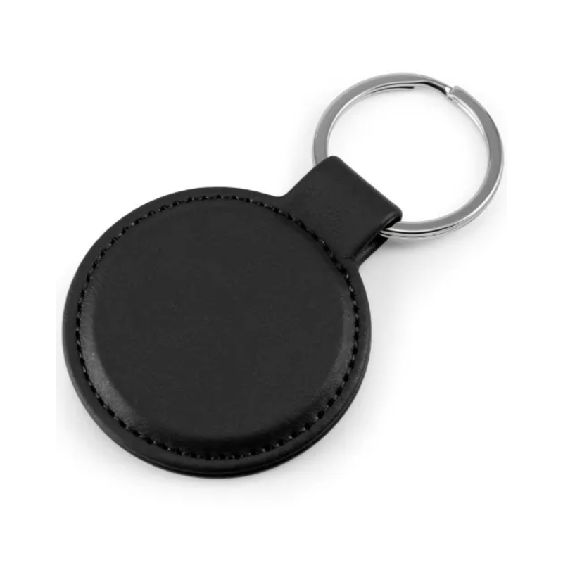 Porte-clés Cuir Rond Élégant