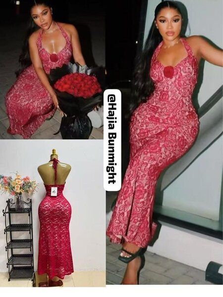 Robe longue en strass élégante