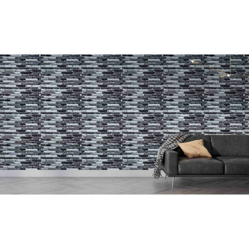 Papier peint 3D effet brique