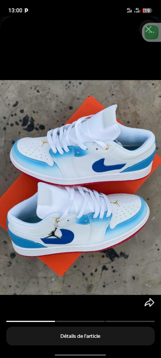 Baskets basses couleur vive