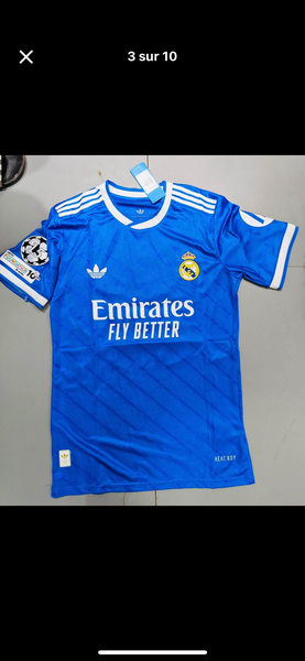 Maillot de football bleu