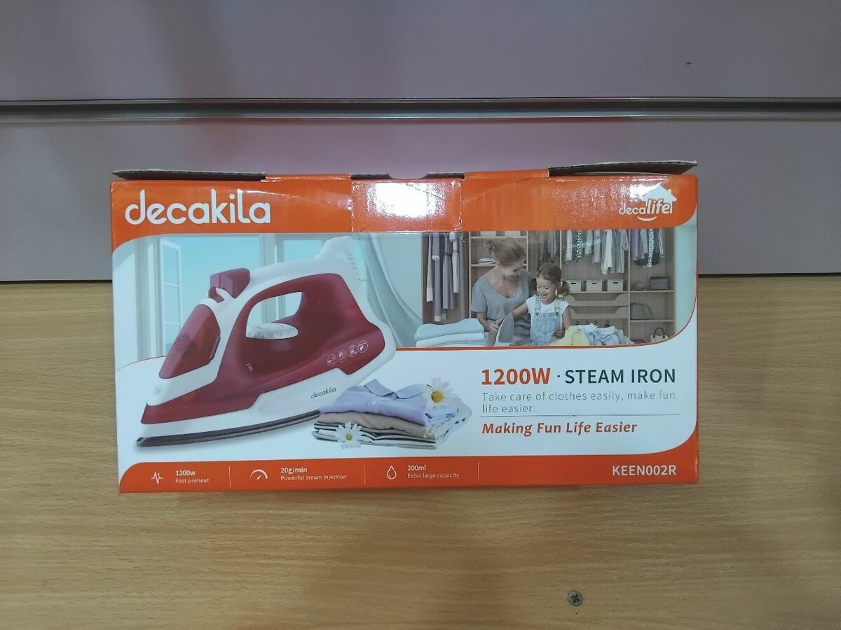 Decakila 1200watts steam iron