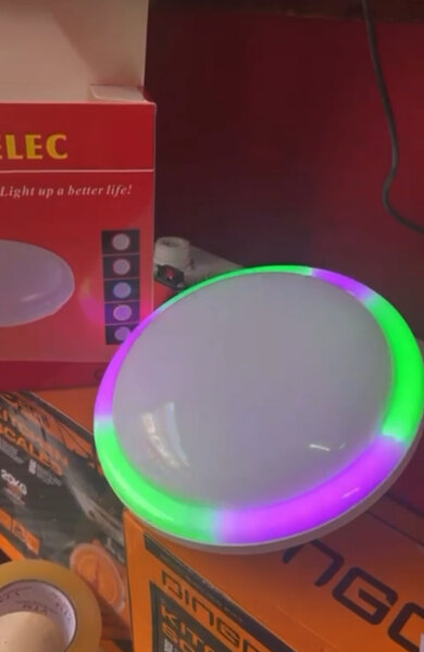 Plafonnier LED RGB multicolore