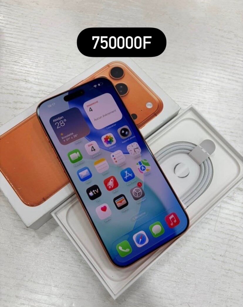 Smartphone moderne orange