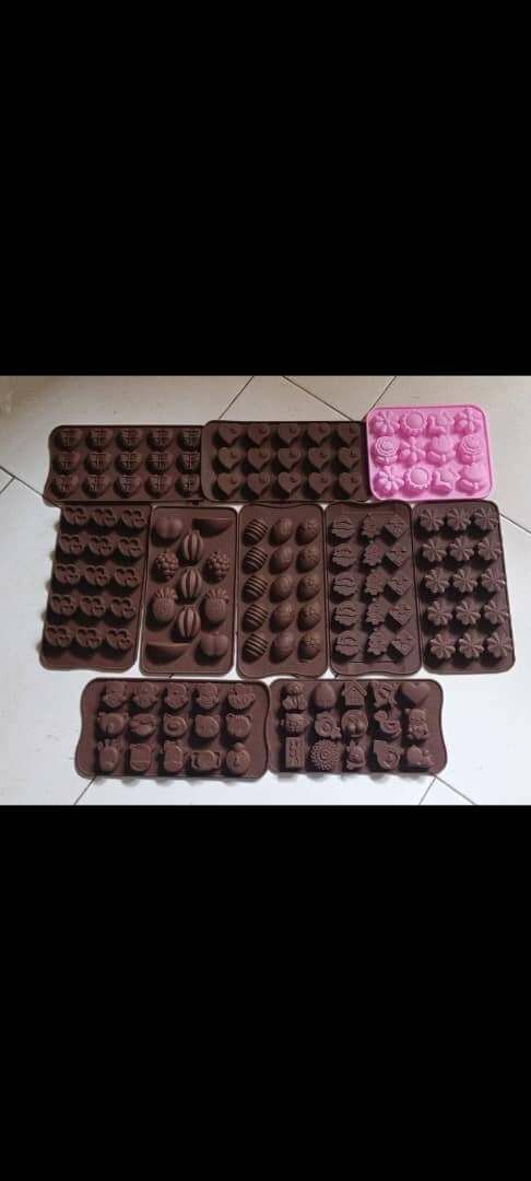 Moules en silicone pour chocolat