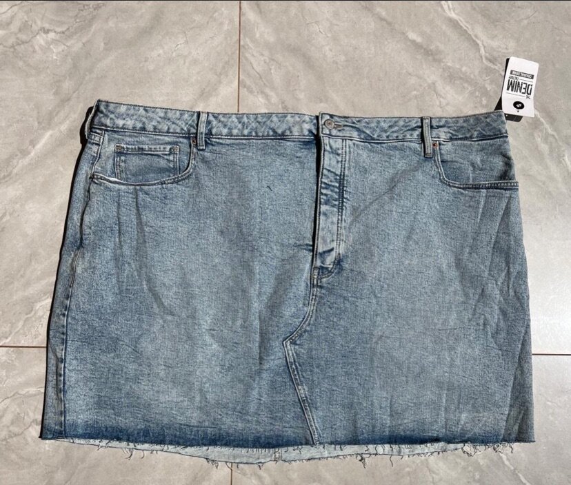 Denim skirts and mom shorts