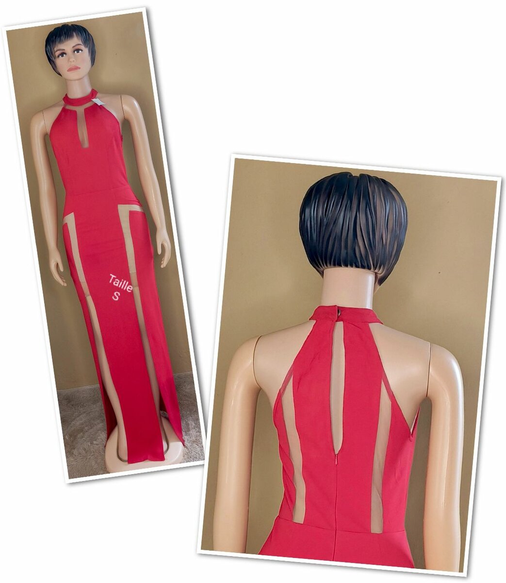 Robe élégante soirée femme