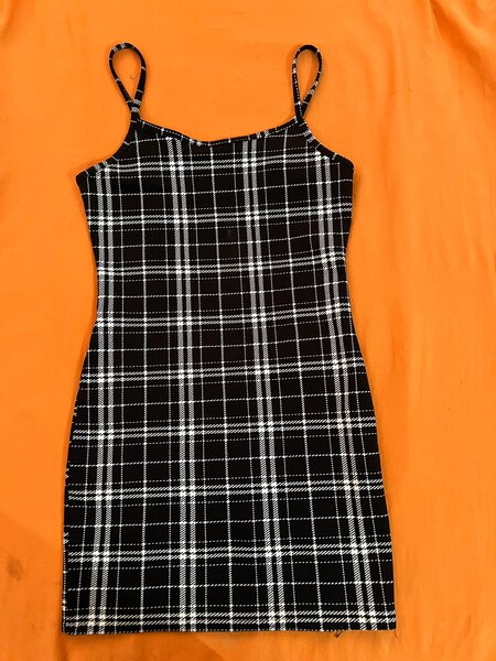 Robe SHEIN à carreaux chics