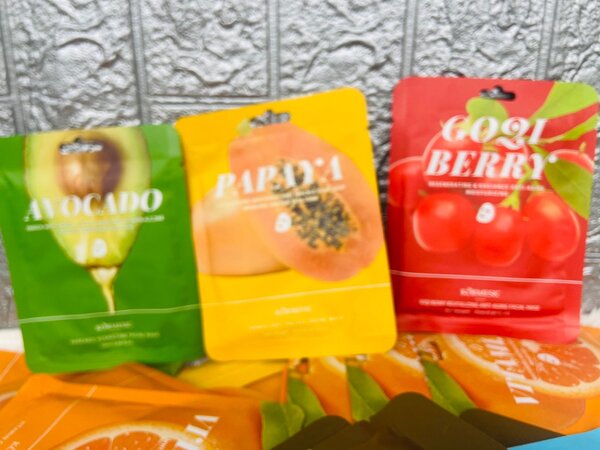 Masques visage fruits et soins