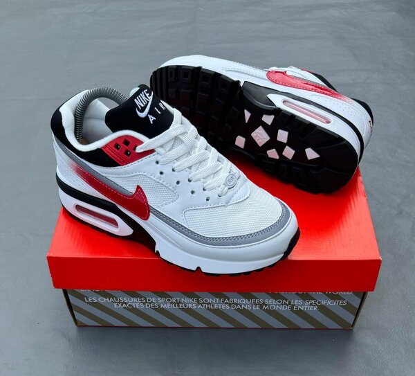 Nike Air Max Sneakers Blanc Rouge