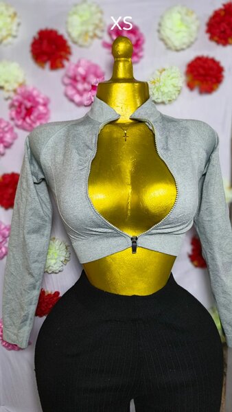 Veste courte zippée tendance