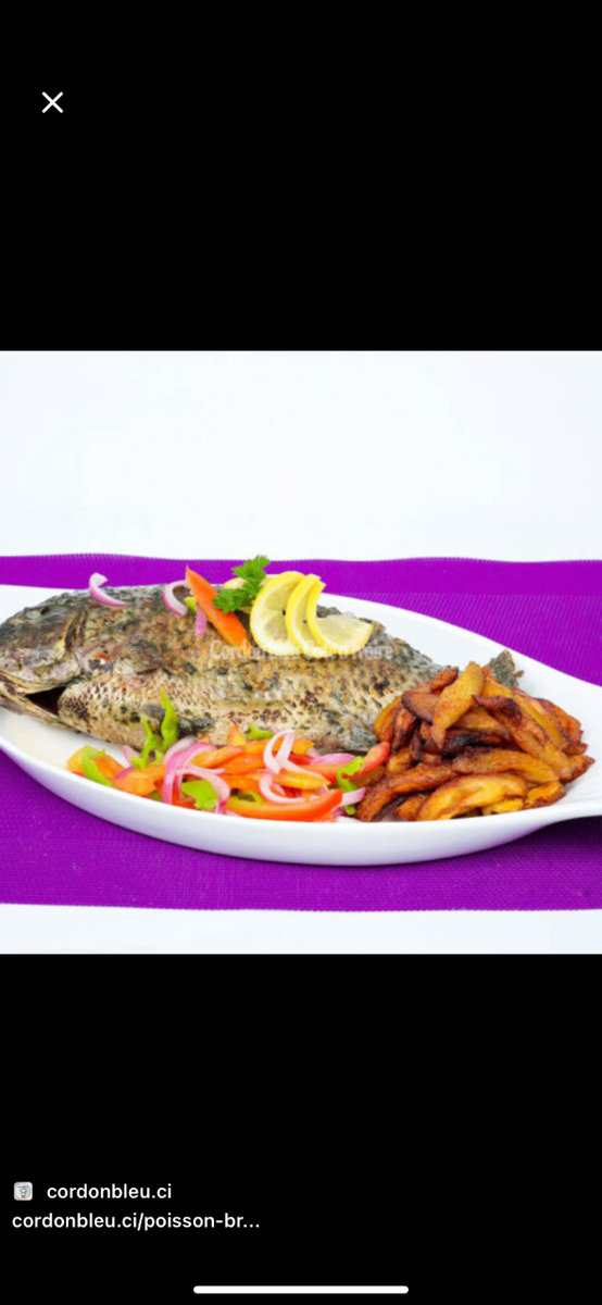 Poisson braisé Savoureux