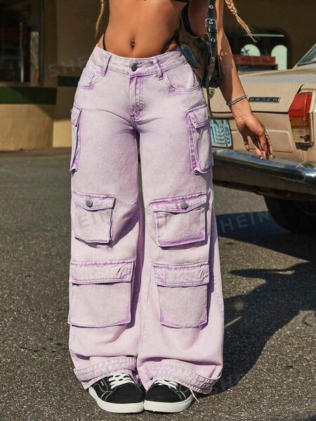 Pantalon Cargo Lila Femme