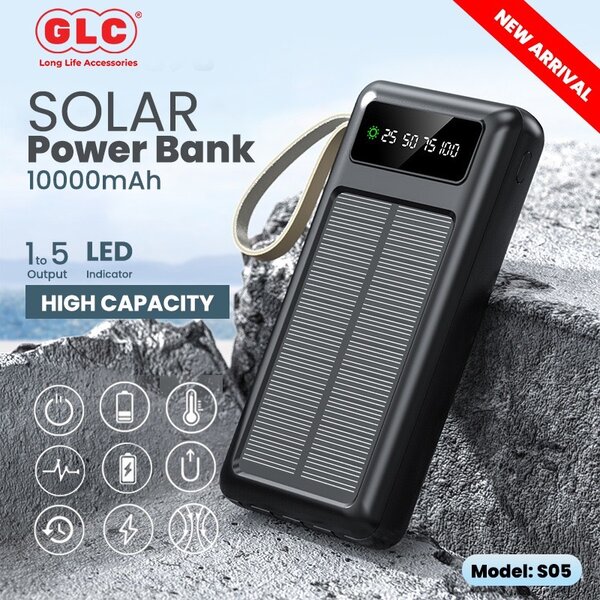 Solar power Bank/10000mAh power bank/GLC S05 power bank