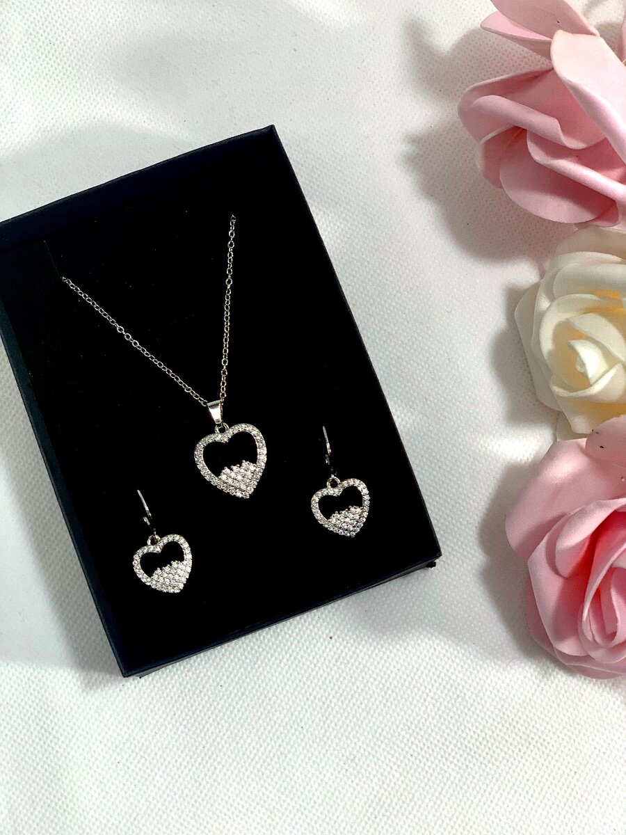 Silver Heart Chain Pendant