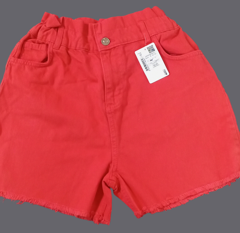 DeFacto Red Denim Shorts