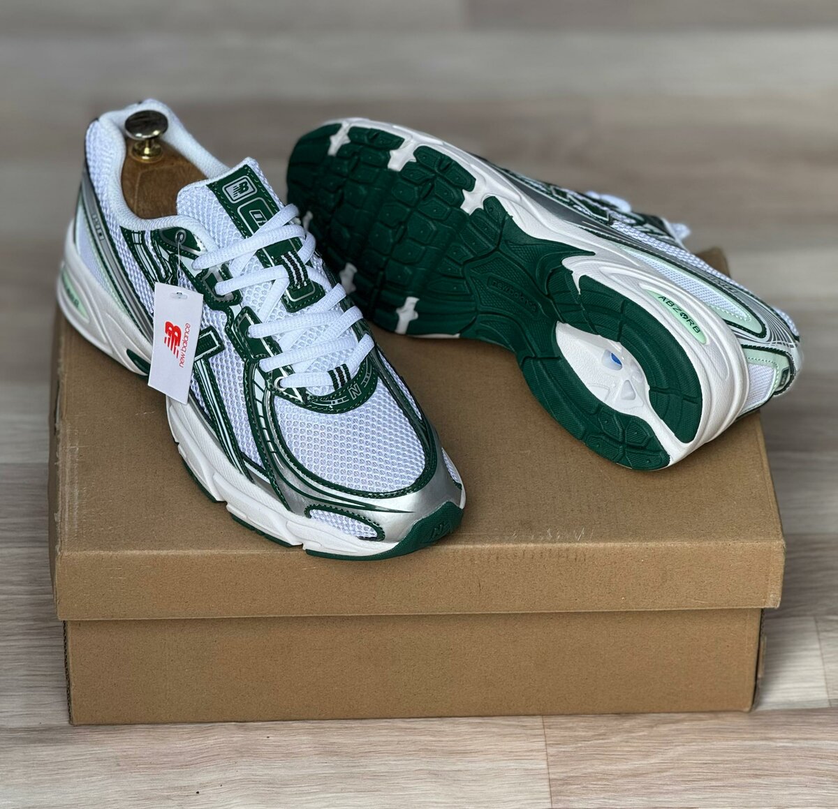 Baskets Sport Vertes Homme