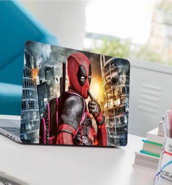 Deadpool Laptop Back Skin-Laptop Skin Vinyl Sticker Decal, 14.6 15 15.4 15.6 inch Laptop Skin Sticker Cover For All Laptops
