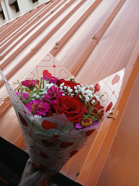 Bouquet romantique de fleurs