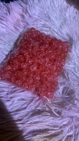 Perles  roses 125g