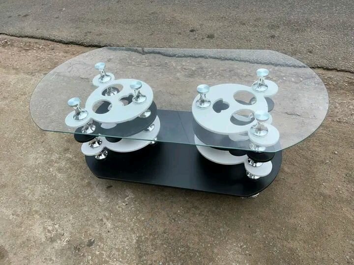 Table basse design verre