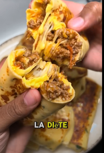 Crêpes viande archer fromage