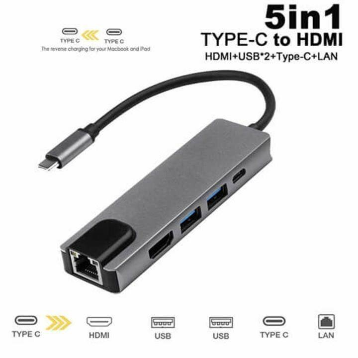 Adaptateur 5-en-1 USB-C HDMI
