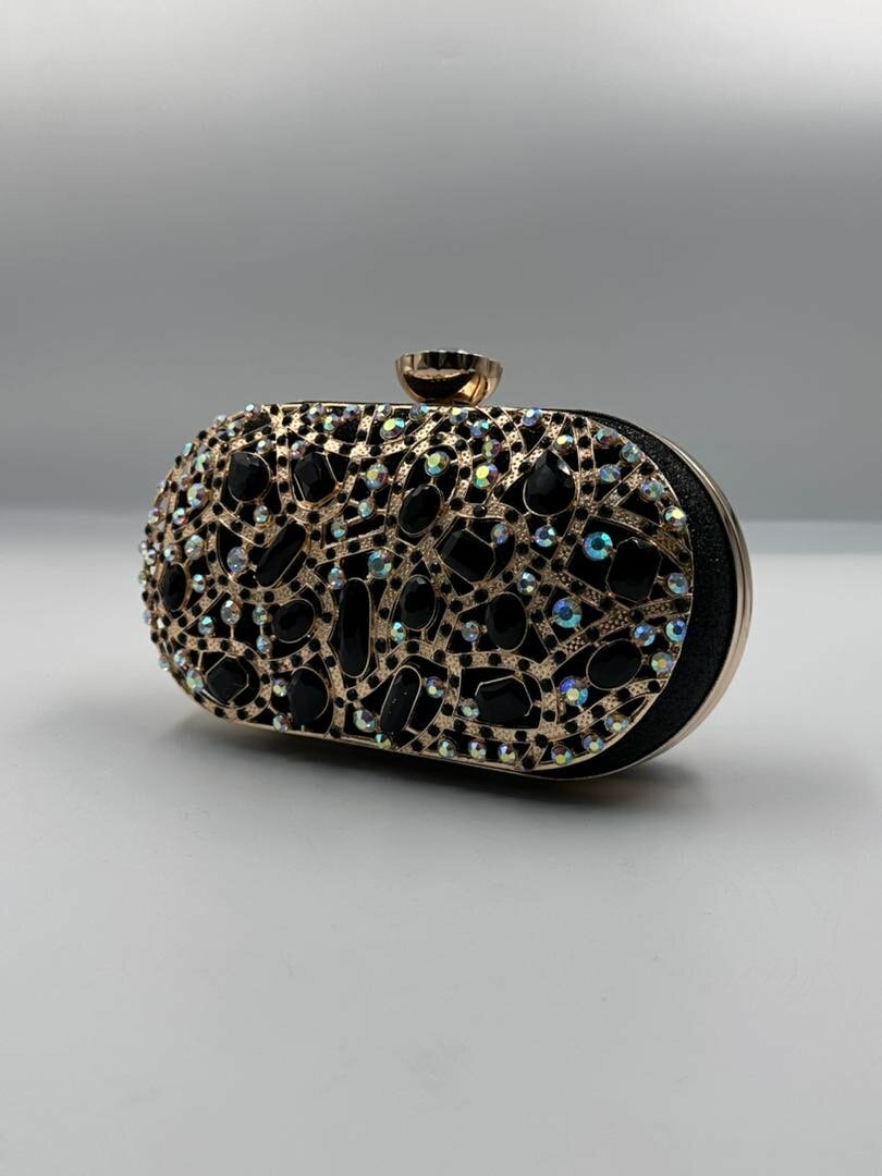 Silver & Black Purse