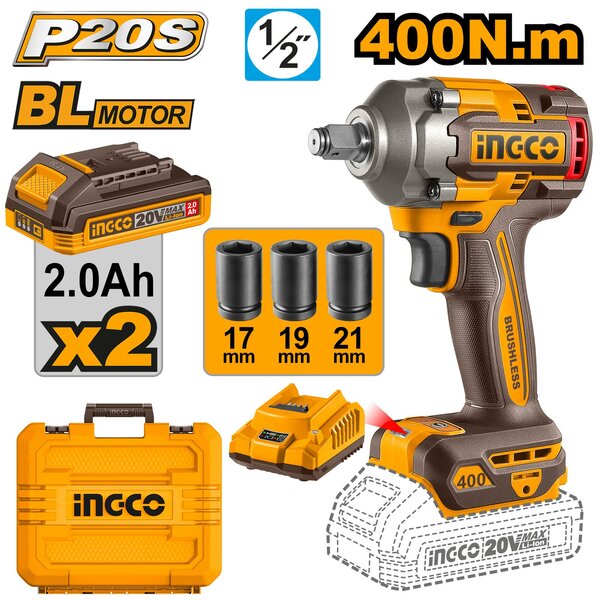 Clé à chocs Brushless 20V