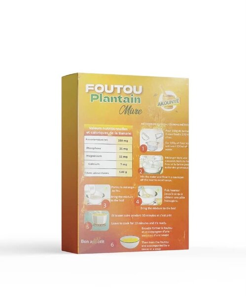Poudre de foutou banane akounyê