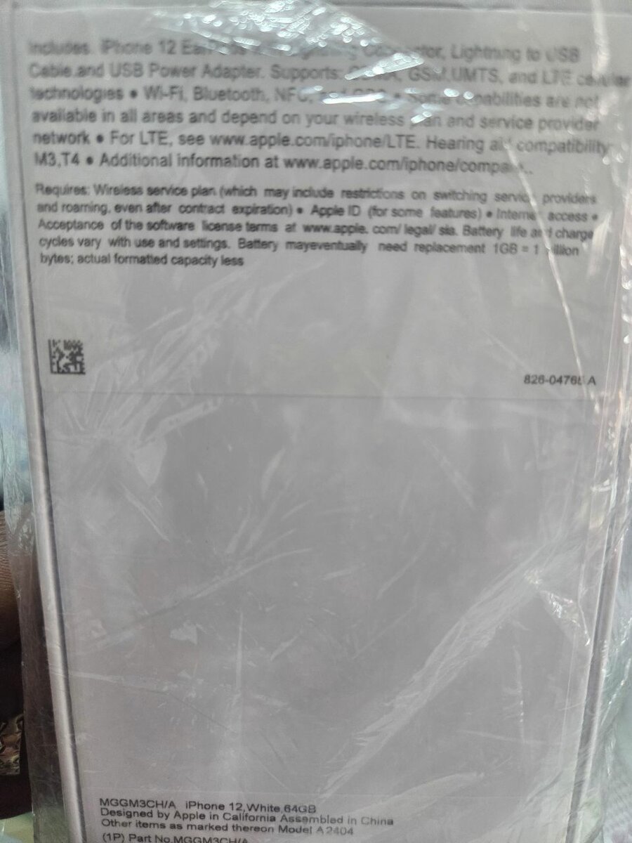 iPhone 12 64Go Blanc Neuf