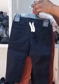 Pants for boys  black  Sizes: 1-3yrs