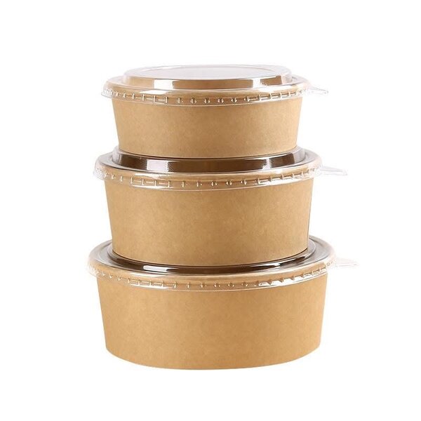 Pots en carton avec couvercles