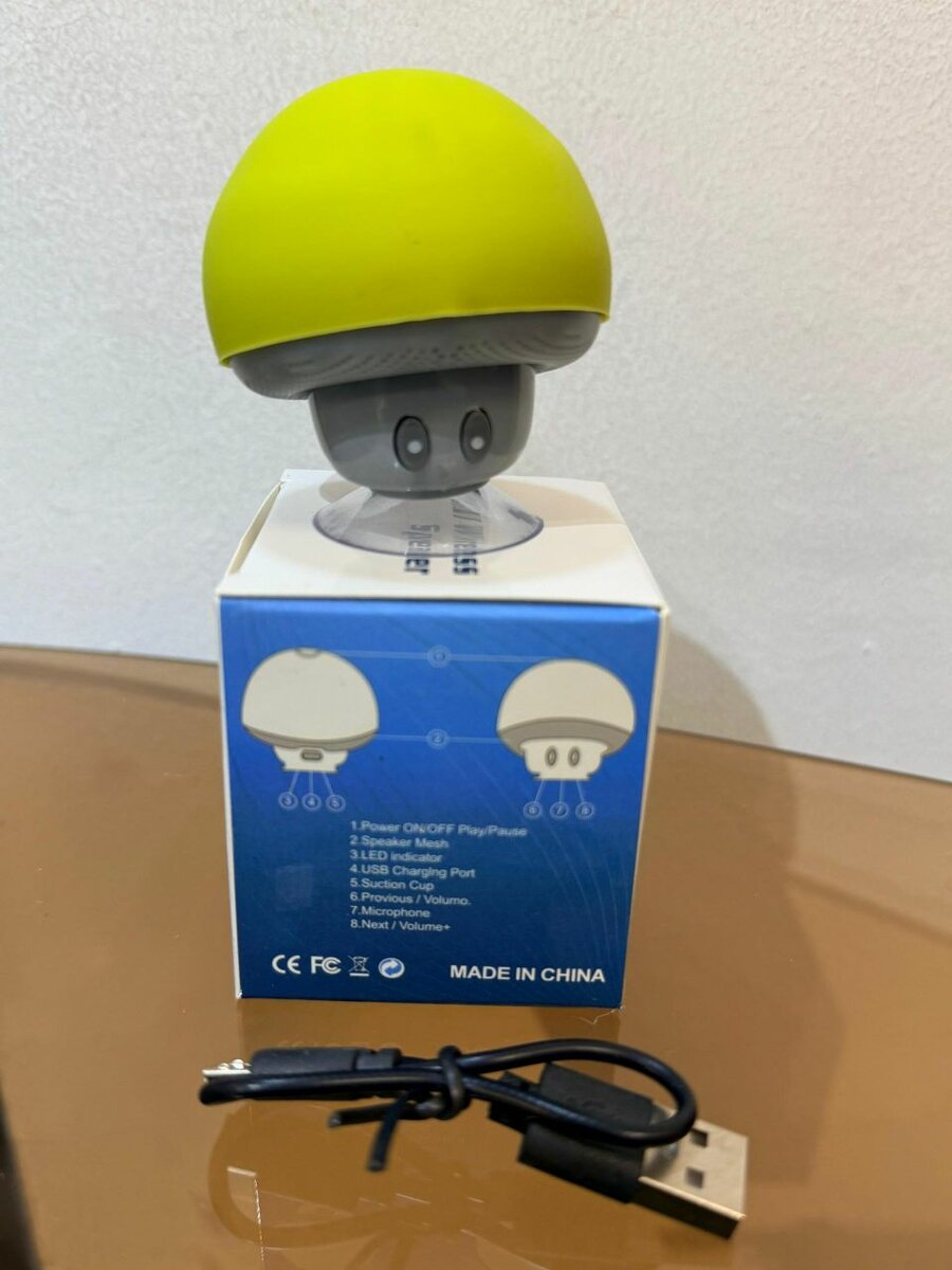 Mini Enceinte Bluetooth Champignon
