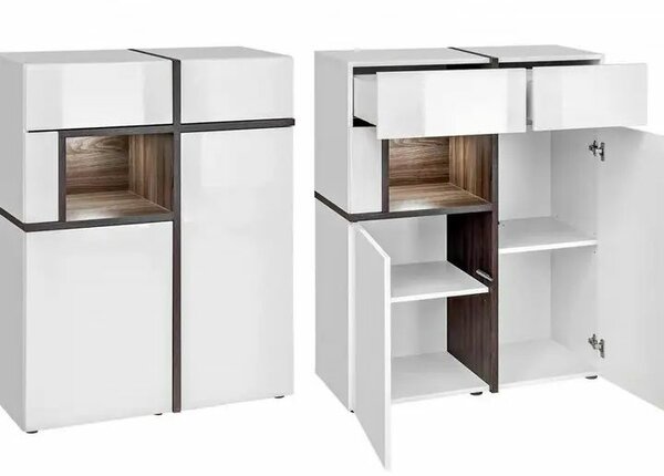 Armoire contemporaine blanche