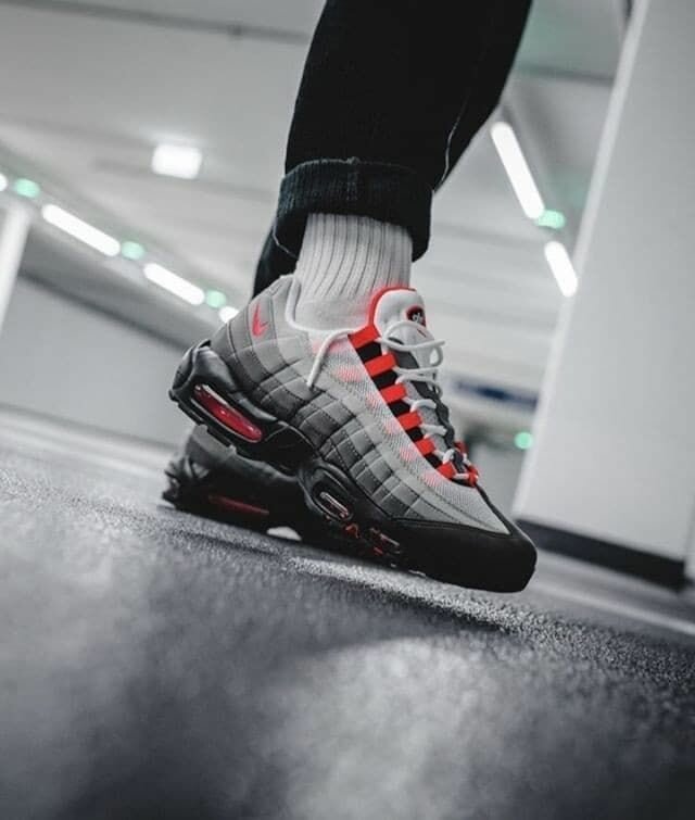 Sneakers Air Max 95 Gris Rouge