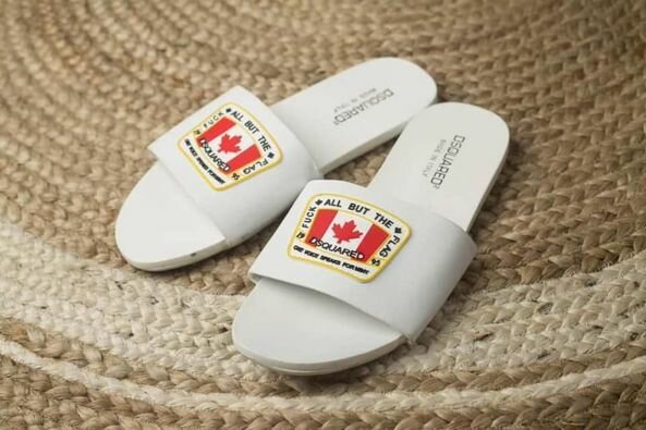 sandales dsquared à feuilles d'érable