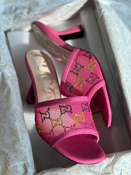 Mules colorés Gucci femme