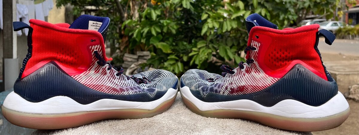 *Li-Ning Hi-Top Red/Black/Whit