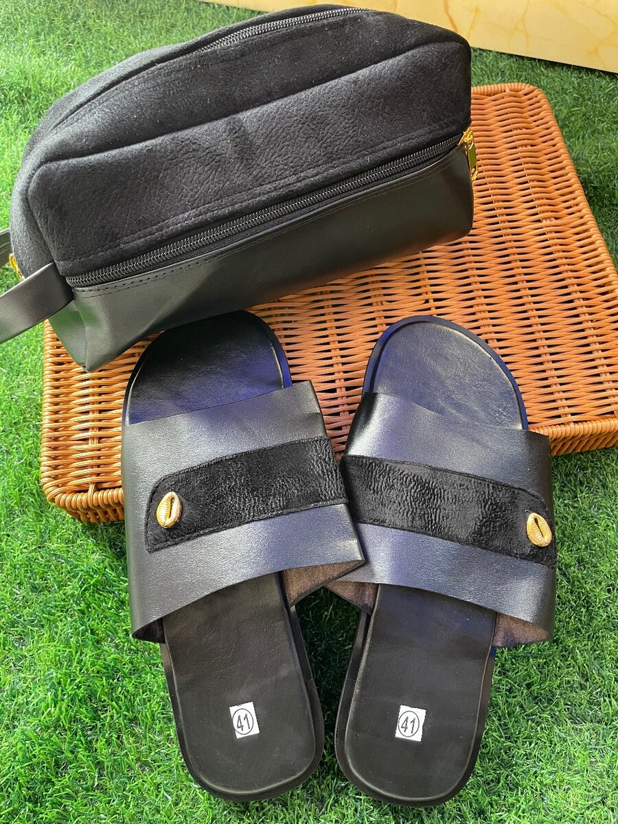 Ensemble homme(sandale+sacoche