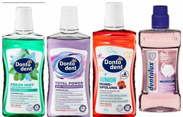 Rinçages Buccaux Prokudent et Dontodent