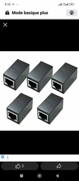 Coupleur RJ45 Ethernet